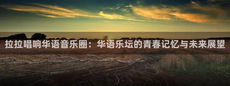 万向娱乐：拉拉唱响华语音乐圈：华语乐坛的青春记忆与未来展望
